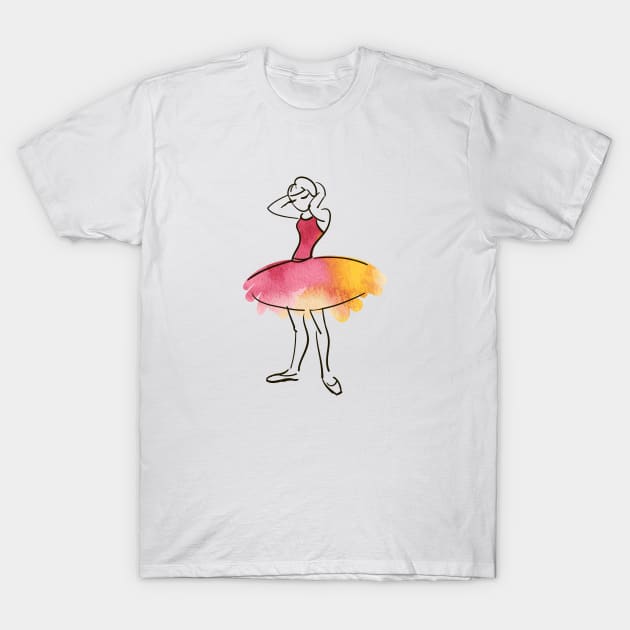 Ballerina T-Shirt by Olga Berlet